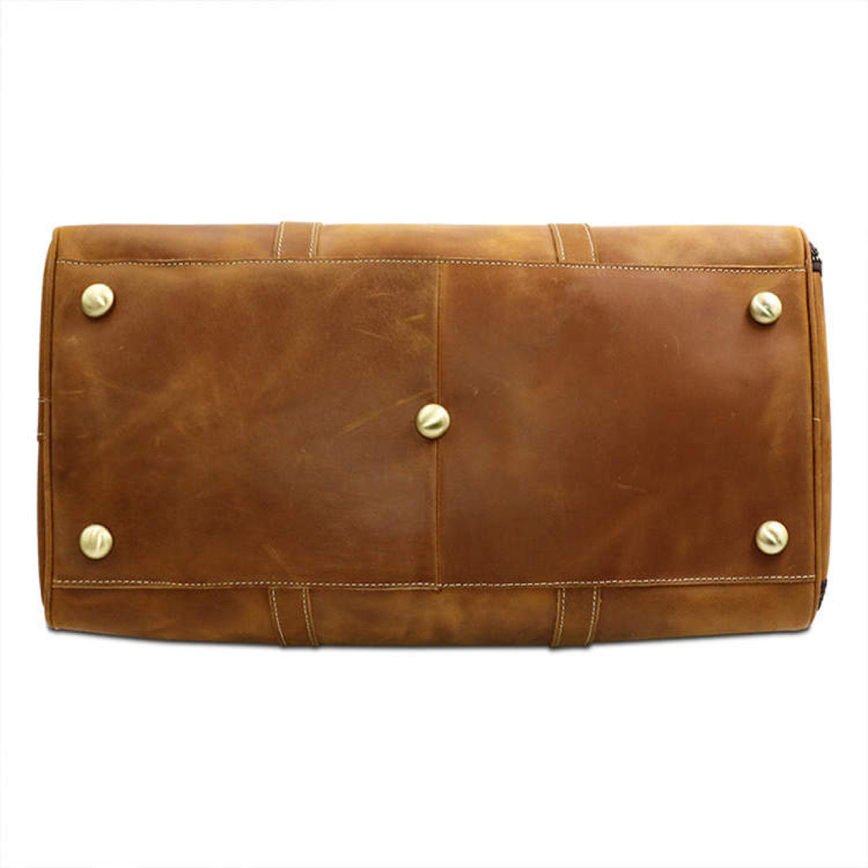 Vintage Crazy Horse Genuine Leather Weekend Carry On Bag