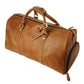 Vintage Crazy Horse Genuine Leather Weekend Carry On Bag