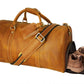 Vintage Crazy Horse Genuine Leather Weekend Carry On Bag